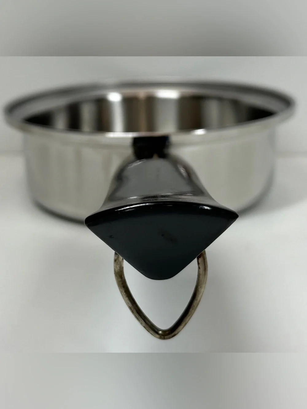 Vintage Duncan Hines Stainless Steel Cookware Pot 6 3/4” 3 Ply 18-8 Regal Ware